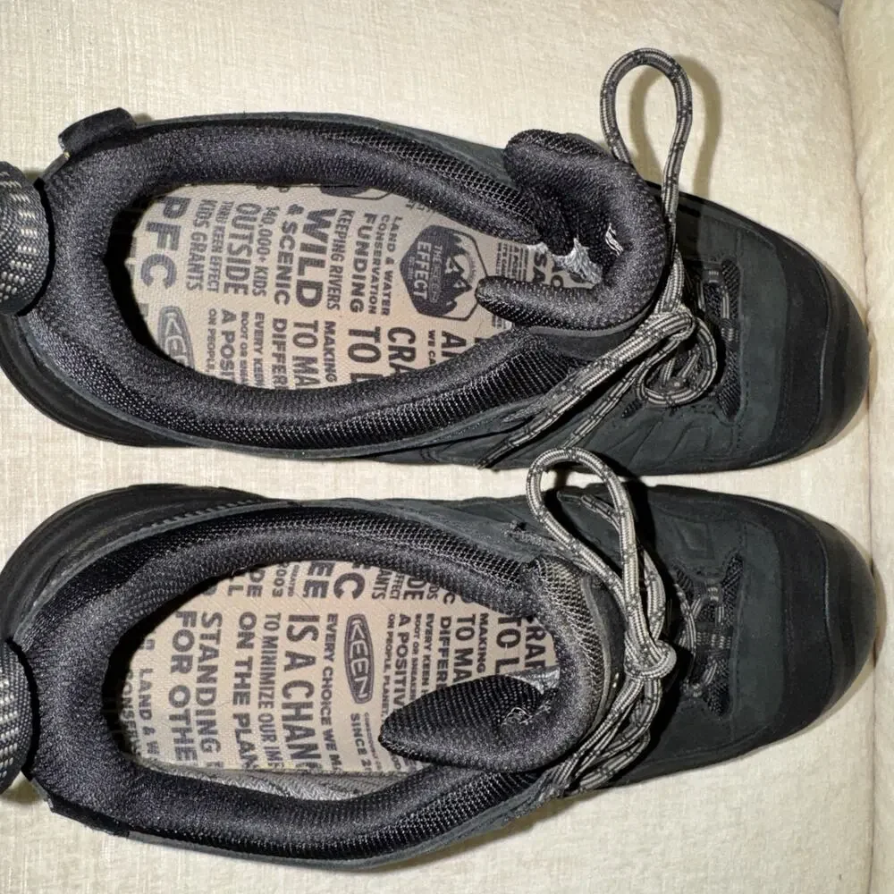 Keen Targhee IV Triple Black Men Size 13 Hiking Boots Keen Dry Water Proof EUC